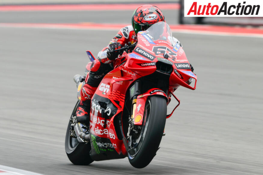 Bagnaia returned to the top on COTA