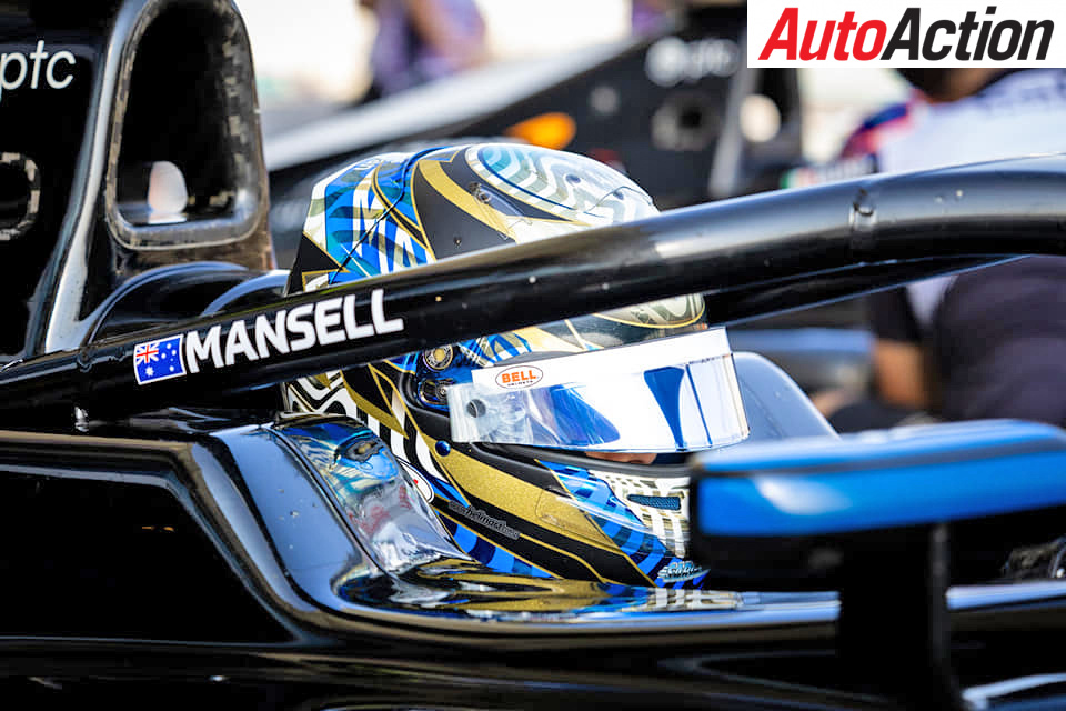 Mansell in F2 car
